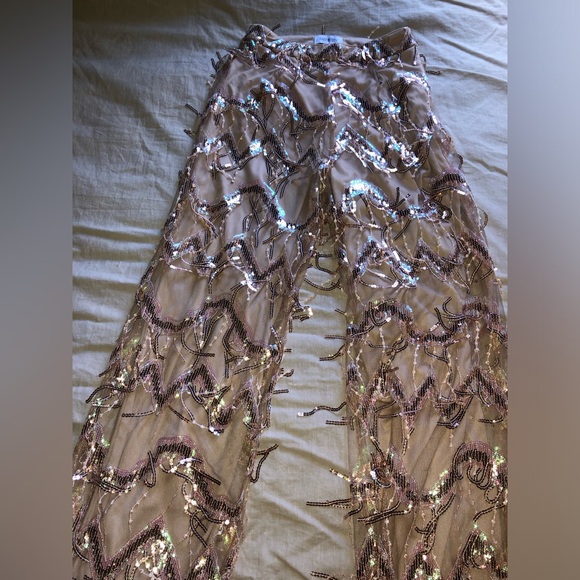 3D floral top with sequin pants - Picture 4 of 12
